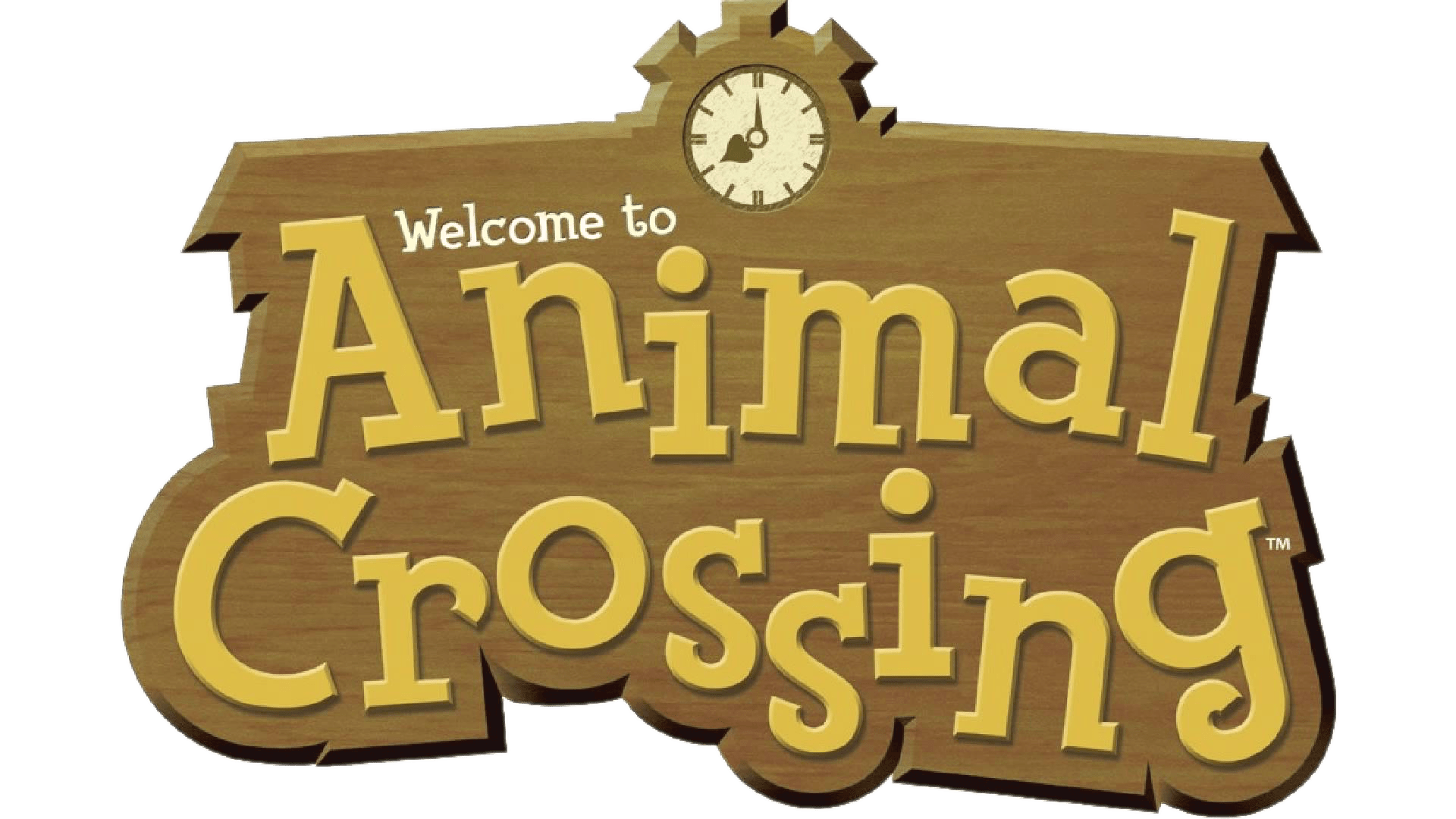 'welcome to animal crossing' official logo