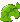 pixel art of the animal crossing logo leaf
